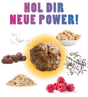 Energy Balls mit zutaten