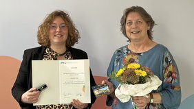Gabriele Bätz wurde heute für 35 Jahre VHS geehrt